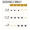 B & K STZ Industries 1/2 in. MIP each X 1/4 in. D FIP Black Malleable Iron Hex Bushing 310UPB-1214 - alternate 4